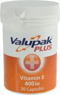 Vitamin E 400iu Caps 30