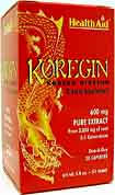 Health Aid Koregin Ginseng 3000mg Capsules 30